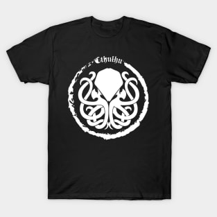 Cthulhu Logo White T-Shirt